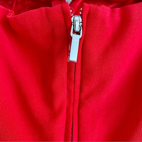 Bebe Red Sweetheart Strapless Jumpsuit NWT - Picture 9 of 10